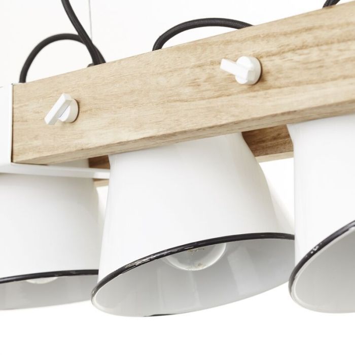 Lampada a sospensione in legno marrone, Audrey