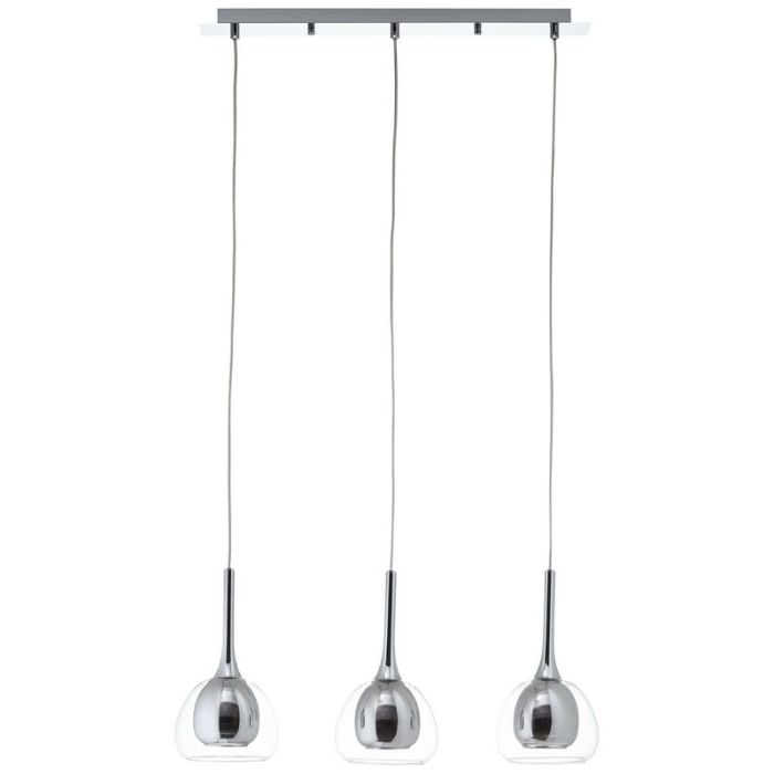 Lampada a sospensione cromata moderna, Emmelien