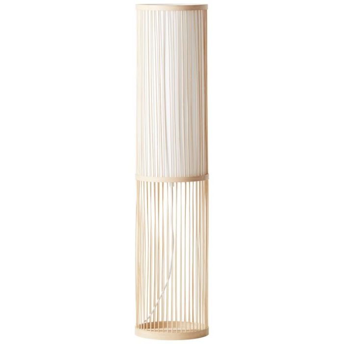 Lampada da terra legno, Kayra, con interruttore