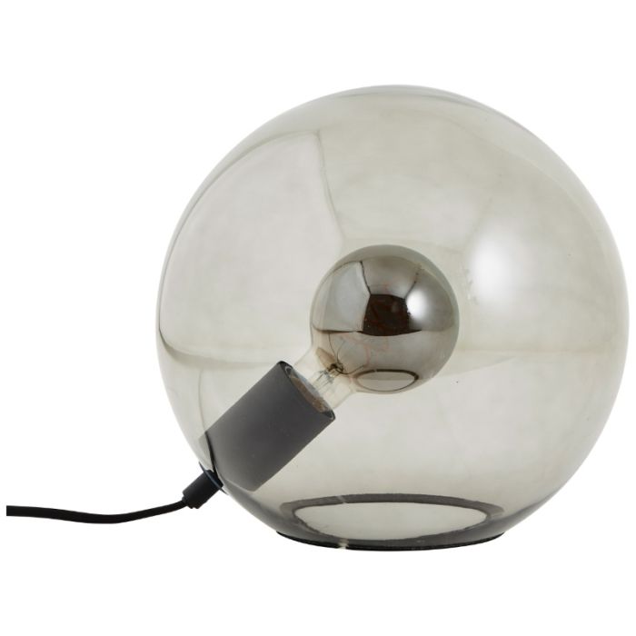 Lampada da tavolo nera design, Widad, con interruttore