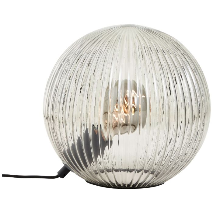 Lampada da tavolo nera design, Widad, con interruttore
