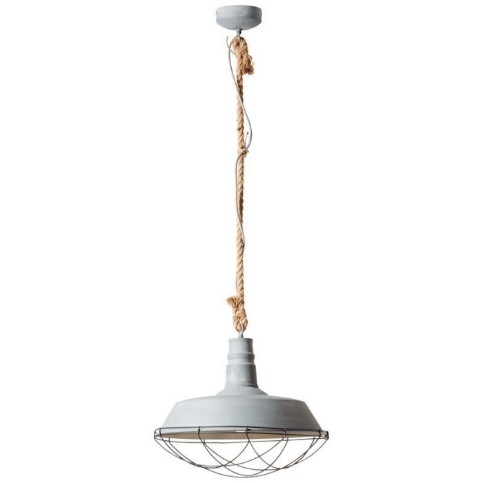 Lampada a sospensione grigia industriale, Jeysmell