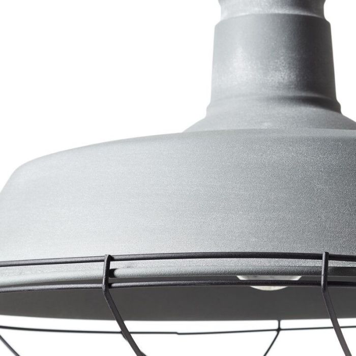 Lampada a sospensione grigia industriale, Jeysmell