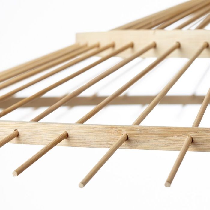 Lampada a sospensione in legno nera, Idris
