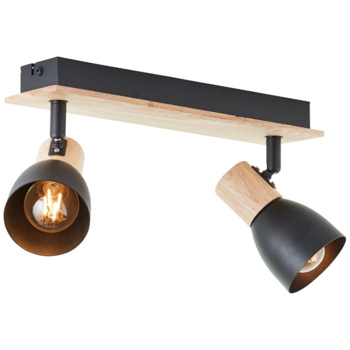 Faretto da soffitto nero rustico, Tyrone