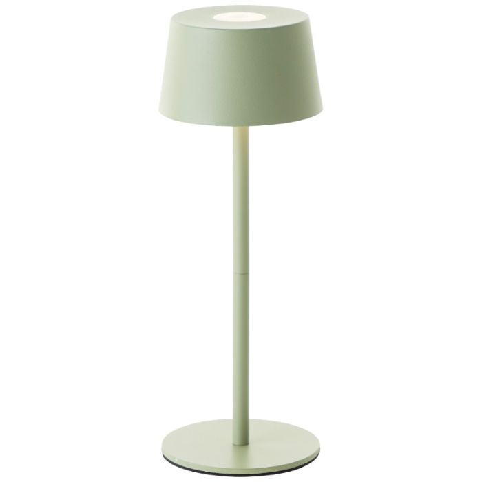 Lampada da tavolo da esterno verde moderna, Petter, 2W, 3000K LED, IP44, dimmer in 3 fasi