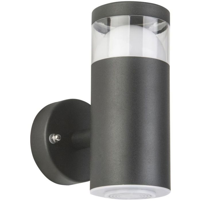 Lampada da esterno antracite moderna, Jayselien, 7W, 3000K LED, IP44