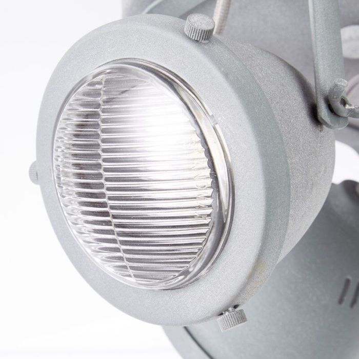 Faretto da soffitto grigio industriale, Liza