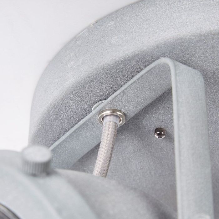 Faretto da soffitto grigio industriale, Liza