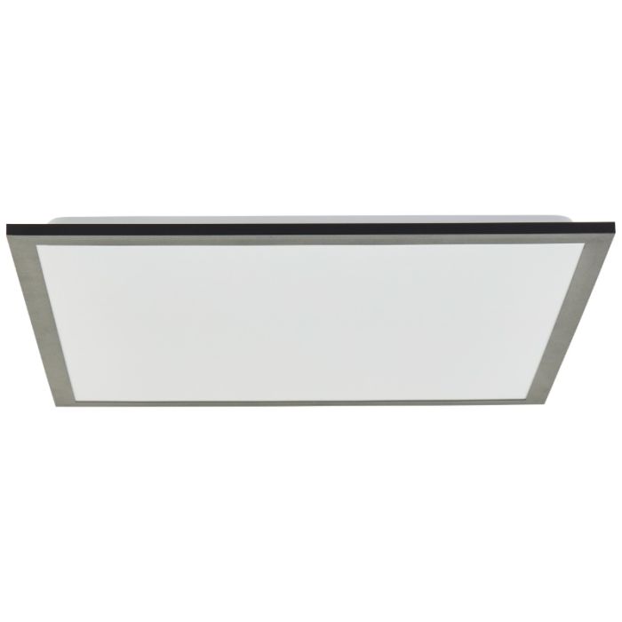 Plafoniera a pannello LED nera moderna, Usman, 24W, 4000K LED