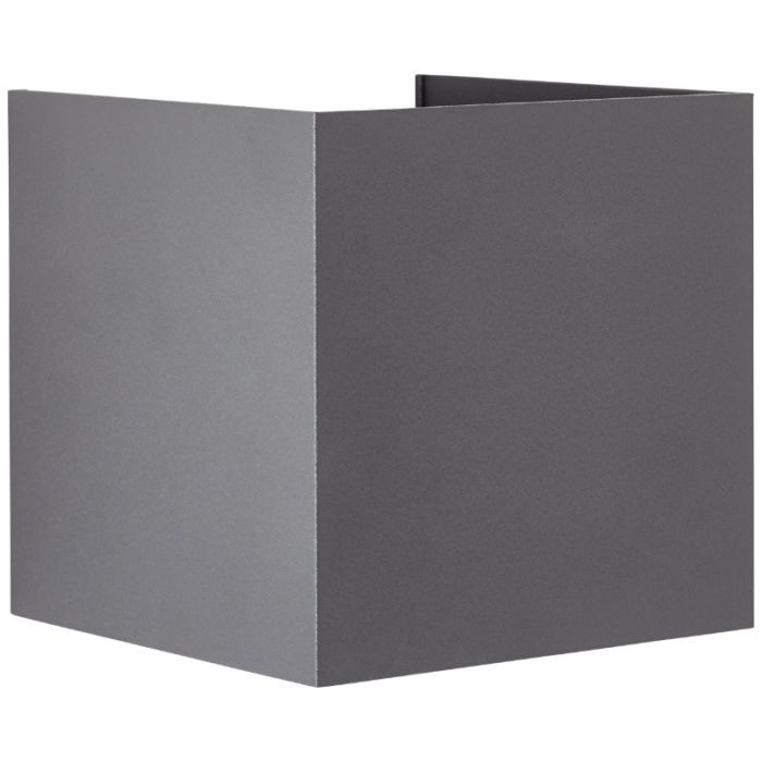 Lampada da parete up down grigia moderna, Romar, 6,5W, 3000K LED, IP44