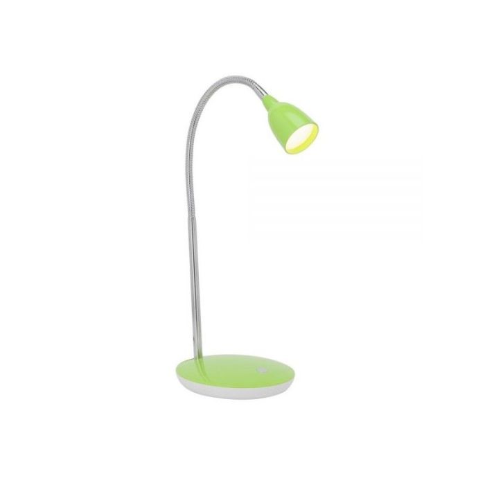 Lampada da scrivania verde in plastica, Kit, 3W, 3000K LED, con interruttore