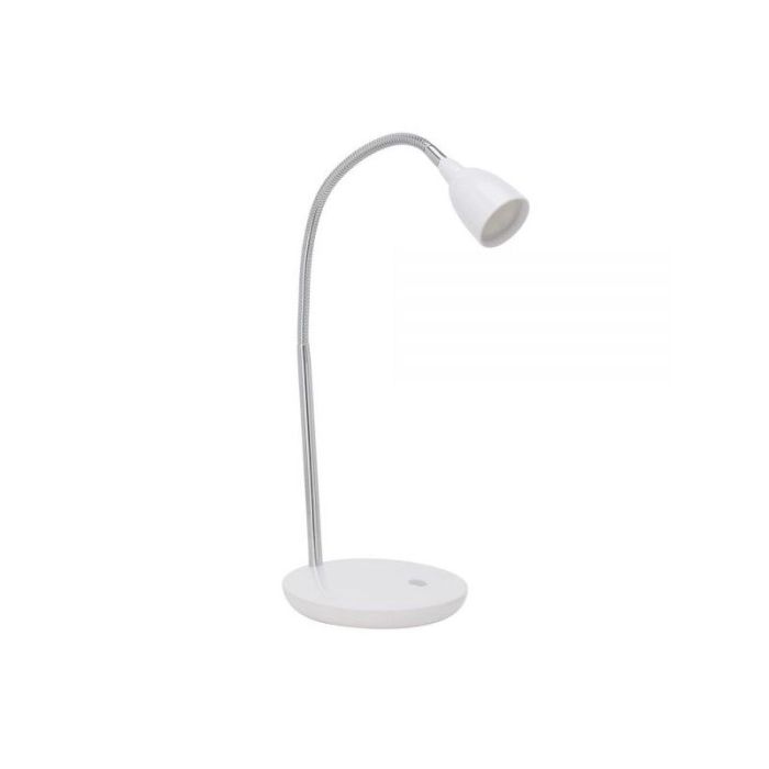 Lampada da scrivania bianca in plastica, Kit, 3W, 3000K LED, con interruttore