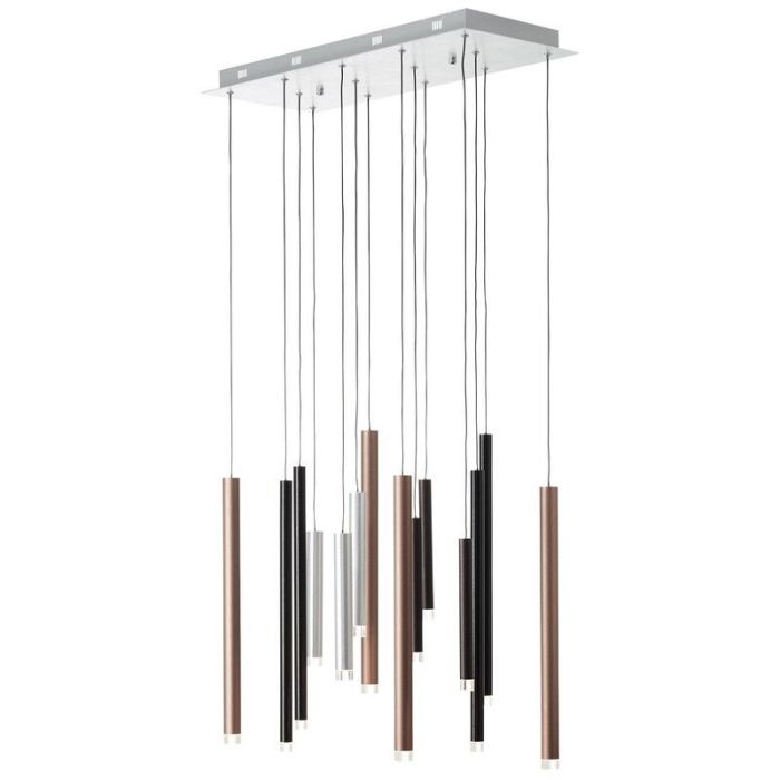 Lampada a sospensione marrone moderna, Olivia, 4W, 3000K LED