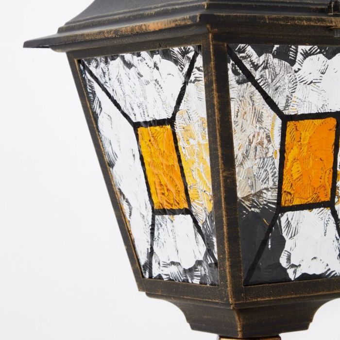 Lampada da esterno color ruggine classica, Levinus, IP44