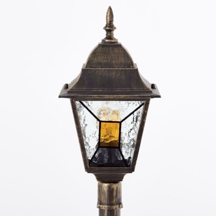 Lampada da esterno color ruggine classica, Levinus, IP44