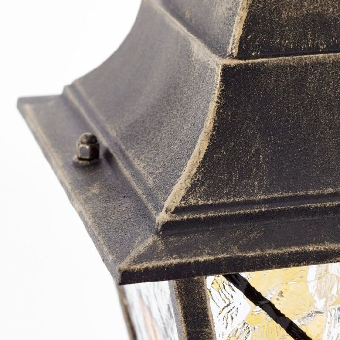 Lampada da esterno color ruggine classica, Levinus, IP44