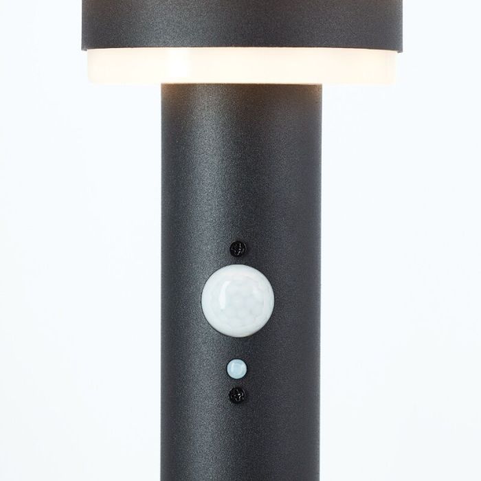 Lampione da giardino solare nero moderno, Lonneke, 3W, 3000K LED, IP44