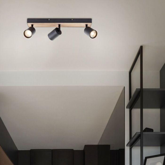 Faretto da soffitto nero moderno, Leendert