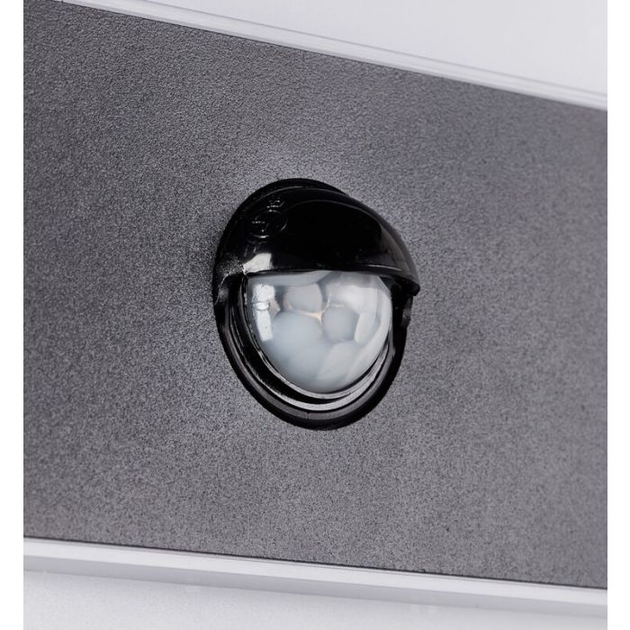 Applique da esterno con sensore di movimento antracite moderna, Birol, 7,5W, 4000K LED, IP44