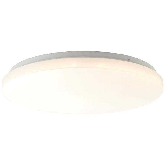 Plafoniera bianca in plastica, Julie, 24W, 3000K LED