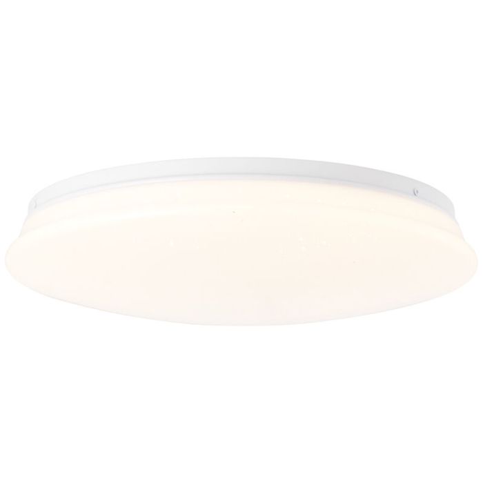 lampada da soffitto con sensore bianca in plastica, Julie, 18W, 3000K LED