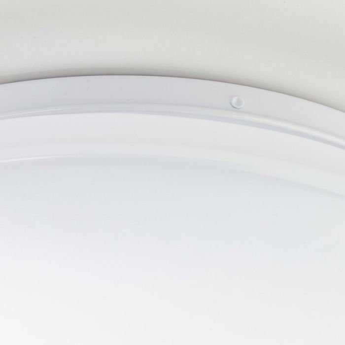 lampada da soffitto con sensore bianca in plastica, Julie, 18W, 3000K LED