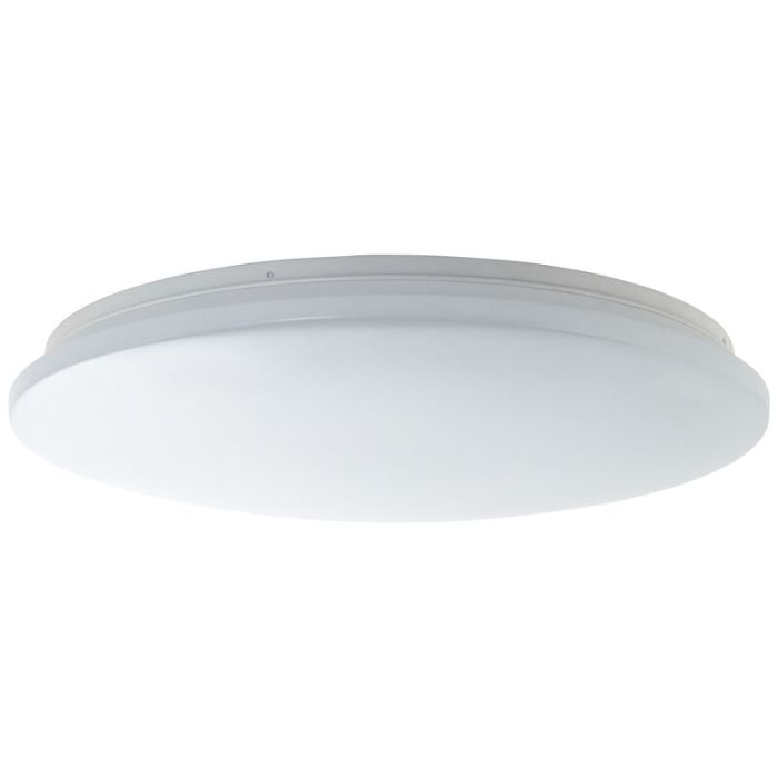 Plafoniera bianca in plastica, Julie, 36W, bianco regolabile tra caldo e freddo LED, con telecomando