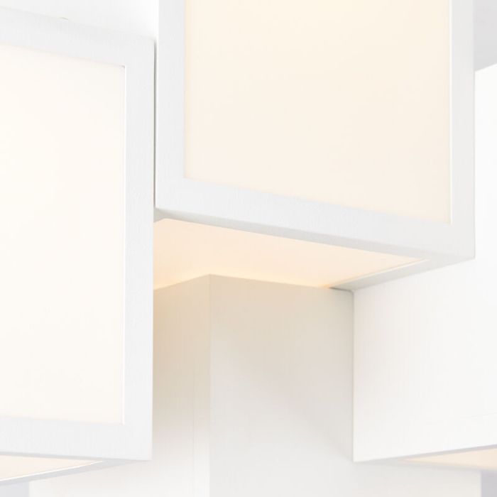 Lampada da soffitto bianca moderna, Aysun, 40W, 3000K LED