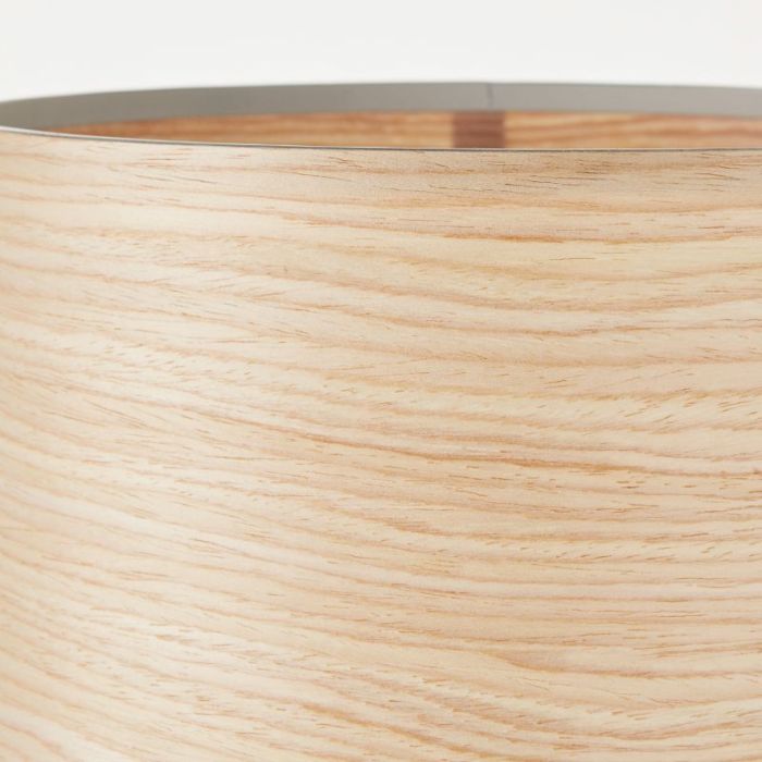Lampada da tavolo in legno beige, Enna, con interruttore