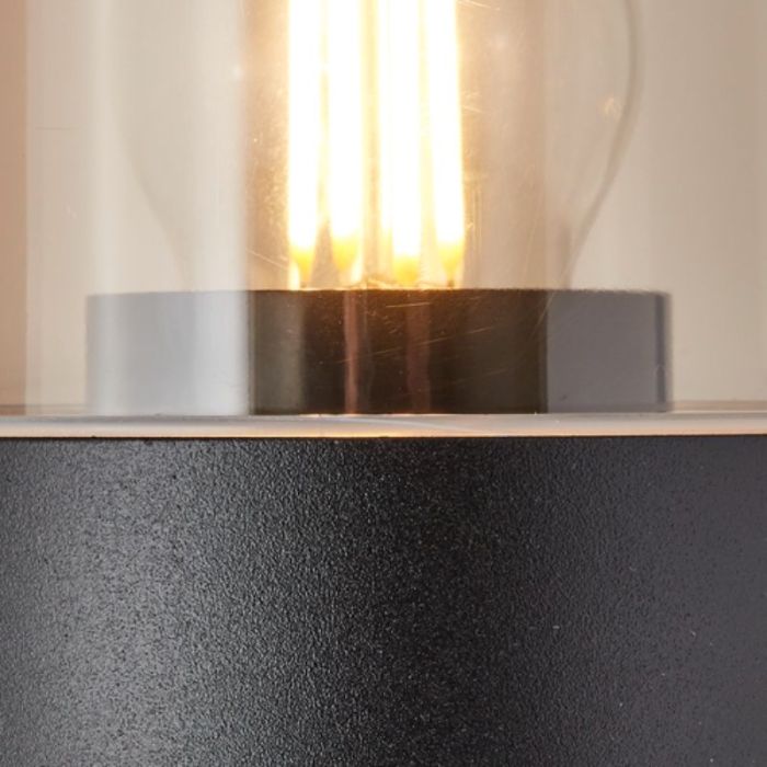 Lampada da esterno nera moderna, Sherwin, IP44