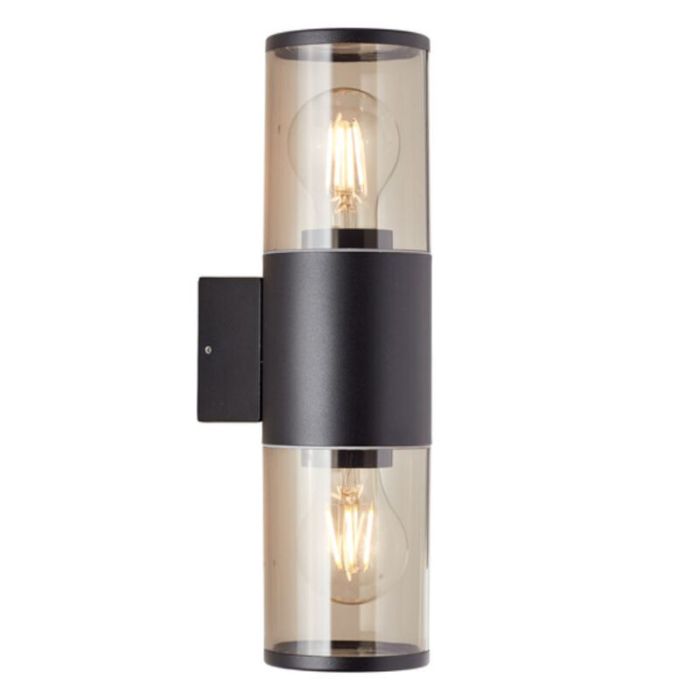 Lampada da esterno nera moderna, Sherwin, IP44