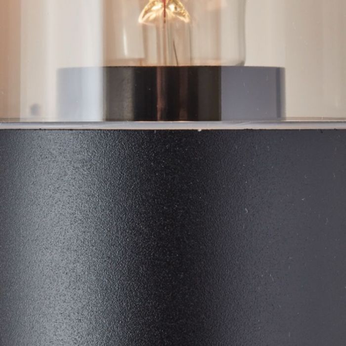 Lampada da esterno nera moderna, Sherwin, IP44