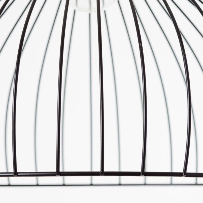 Lampada a sospensione nera industriale, Adama