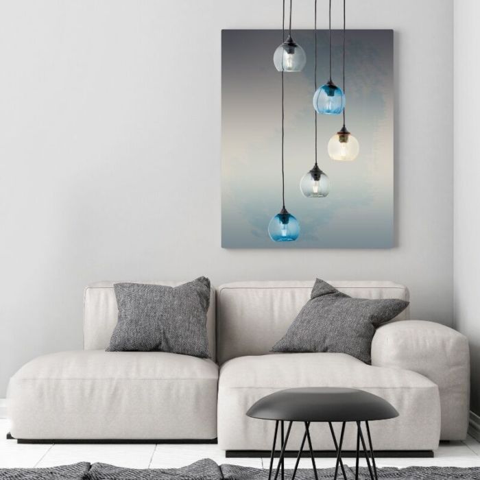 Lampada a sospensione multicolore design, Quinton