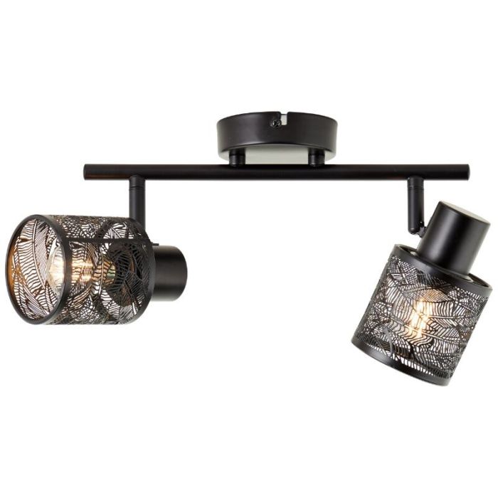Faretto da soffitto nero industriale, Raquel