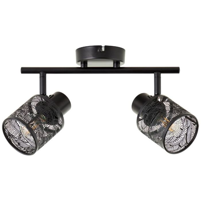 Faretto da soffitto nero industriale, Raquel