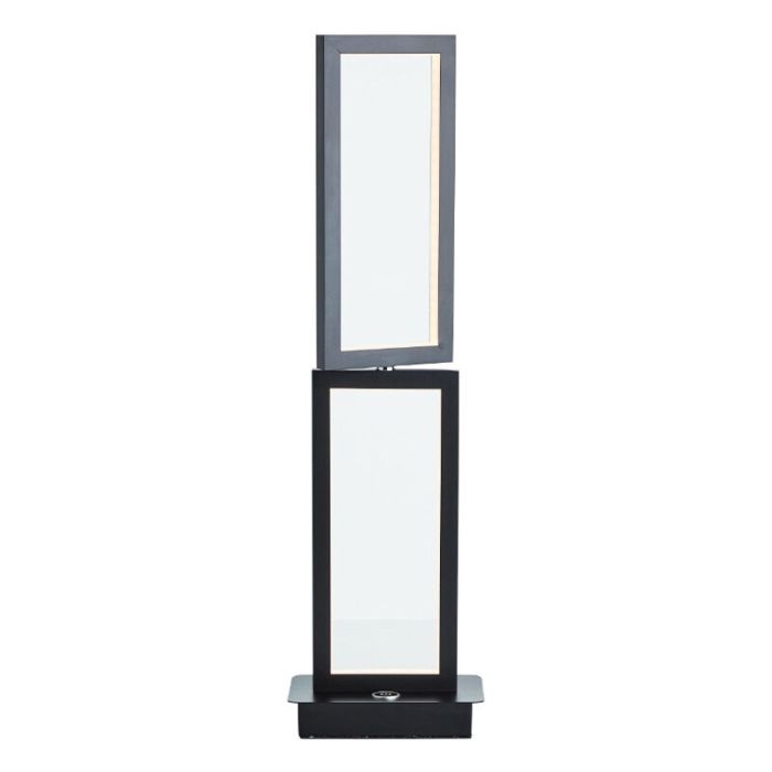 Lampada da tavolo nera moderna, Enis, 18W, 3000K LED, dimmer in 3 fasi