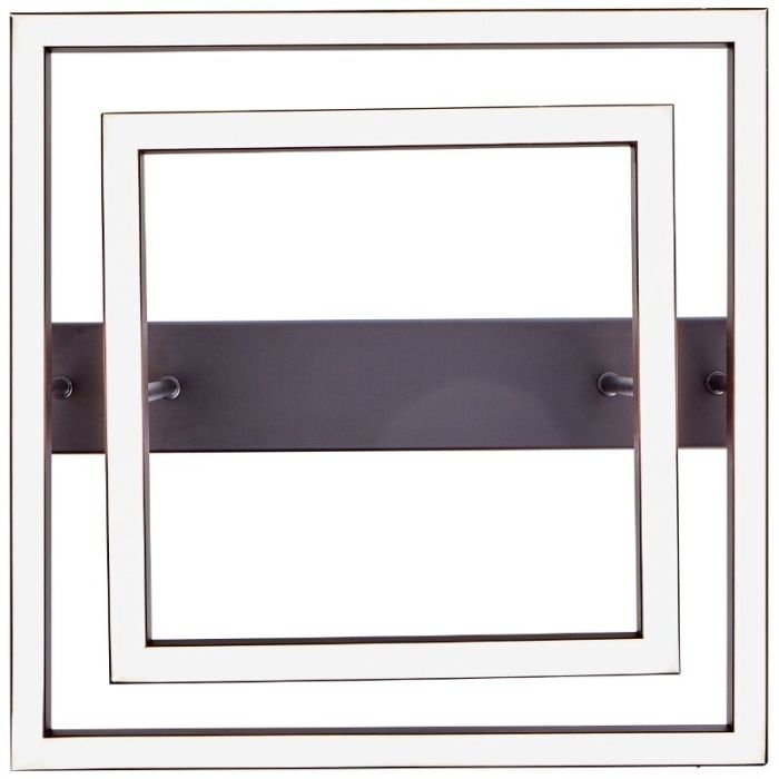 Plafoniera nera moderna, Enis, 34W, 3000K LED, dimmer in 3 fasi