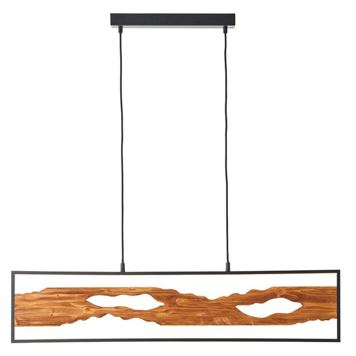 Lampade a sospensione per tavolo da pranzo marrone rustica, Raynor, 20W, 3000K LED