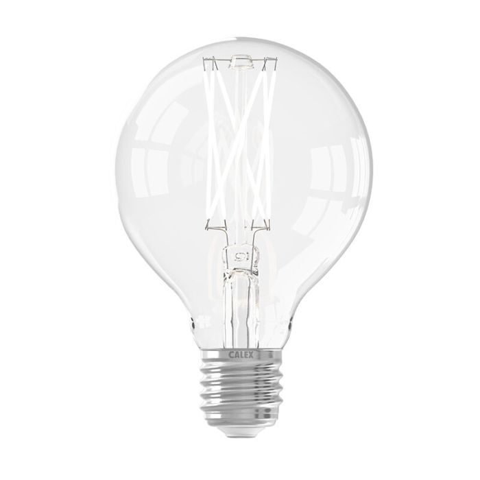 Lampadina LED Calex E27 dimmerabile G80, 4w, 2200K