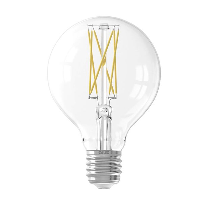 Lampadina LED Calex E27 dimmerabile G80, 4w, 2200K