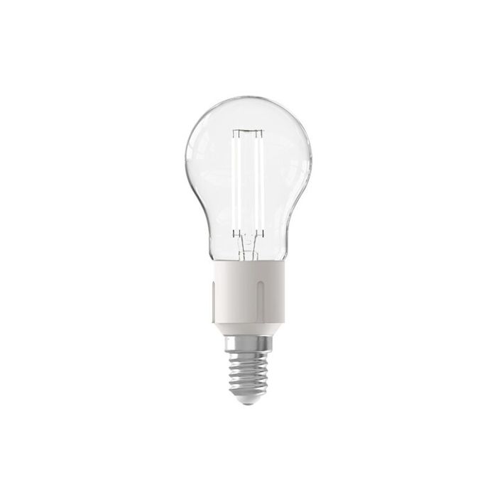 Lampada a sfera intelligente Calex E14 da attenuare a caldo, 4,9 W