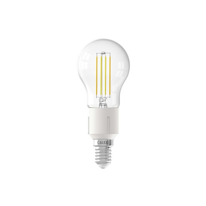 Lampada a sfera intelligente Calex E14 da attenuare a caldo, 4,9 W