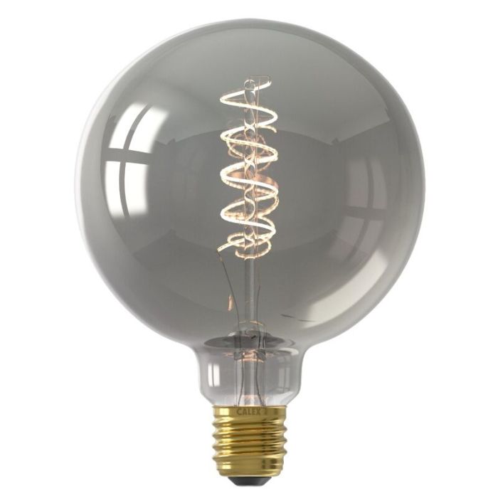 Calex lampadina a filamento LED E27 regolabile grigio, 4W, 1800K