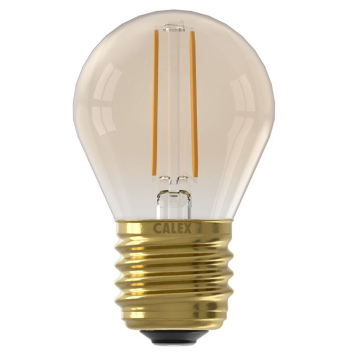 Calex lampadina a filamento LED E27 regolabile ambra, 3,5W, 2100K