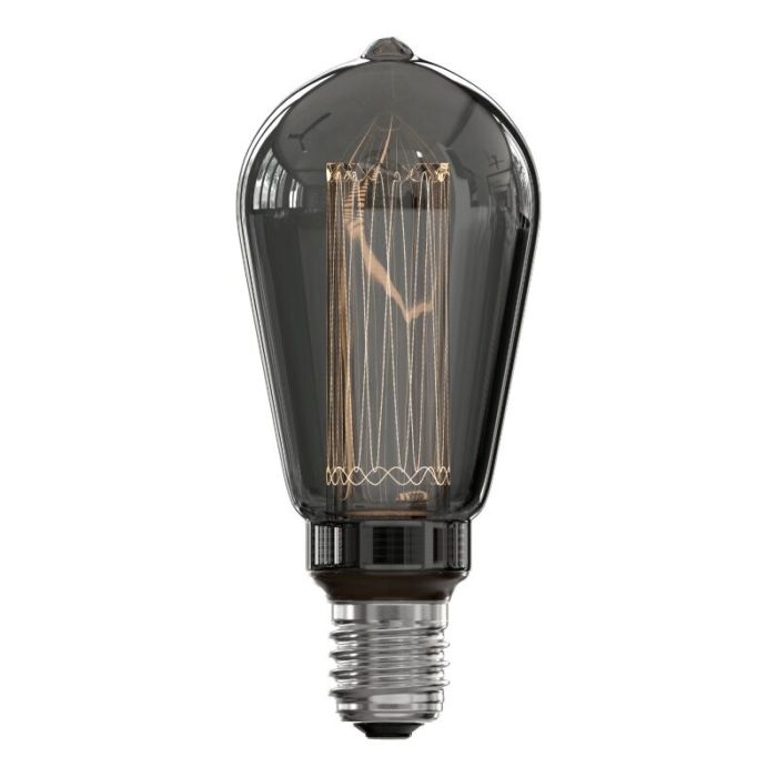 Calex lampadina Edison LED E27 regolabile grigio, 3,5W, 2000K
