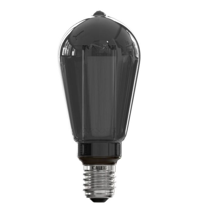 Calex lampadina Edison LED E27 regolabile grigio, 3,5W, 2000K