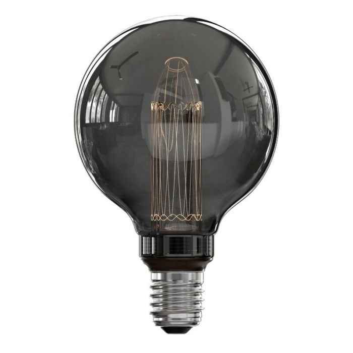 Calex lampadina a filamento LED E27 regolabile grigio, 3,5W, 2000K