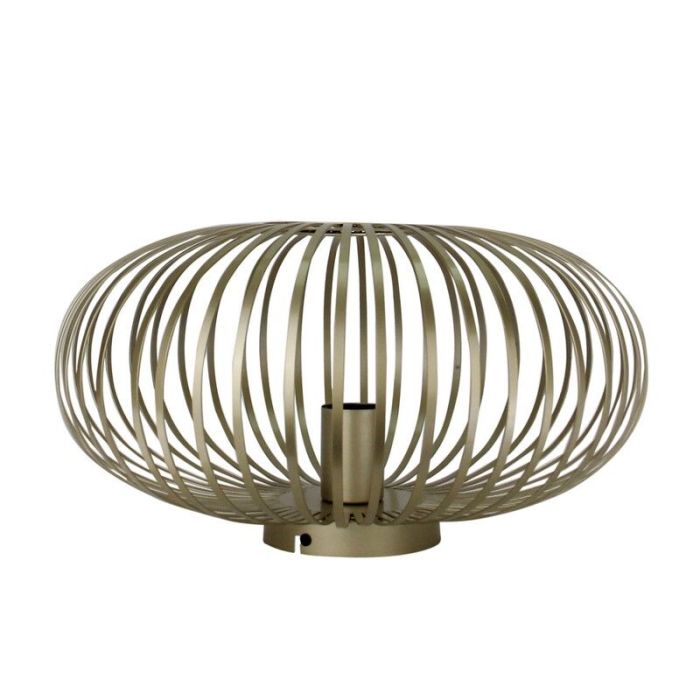 Plafoniera dorata industriale, Lieve